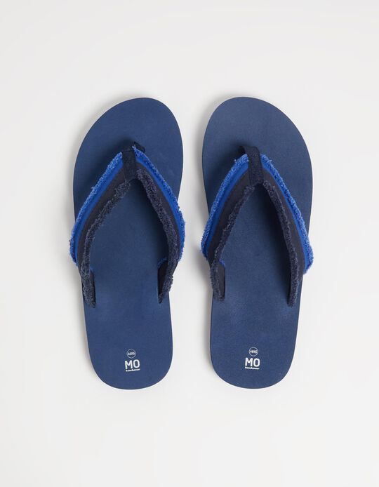 Comprar Online Chinelos de Borracha Detalhe, Homem, Azul