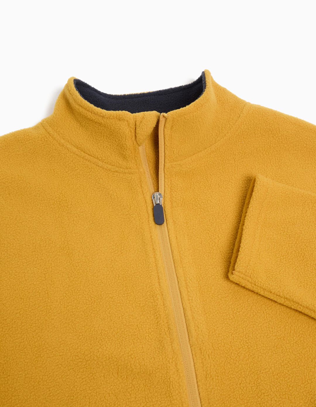 Casaco Polar Fecho de Correr, Menino, Amarelo