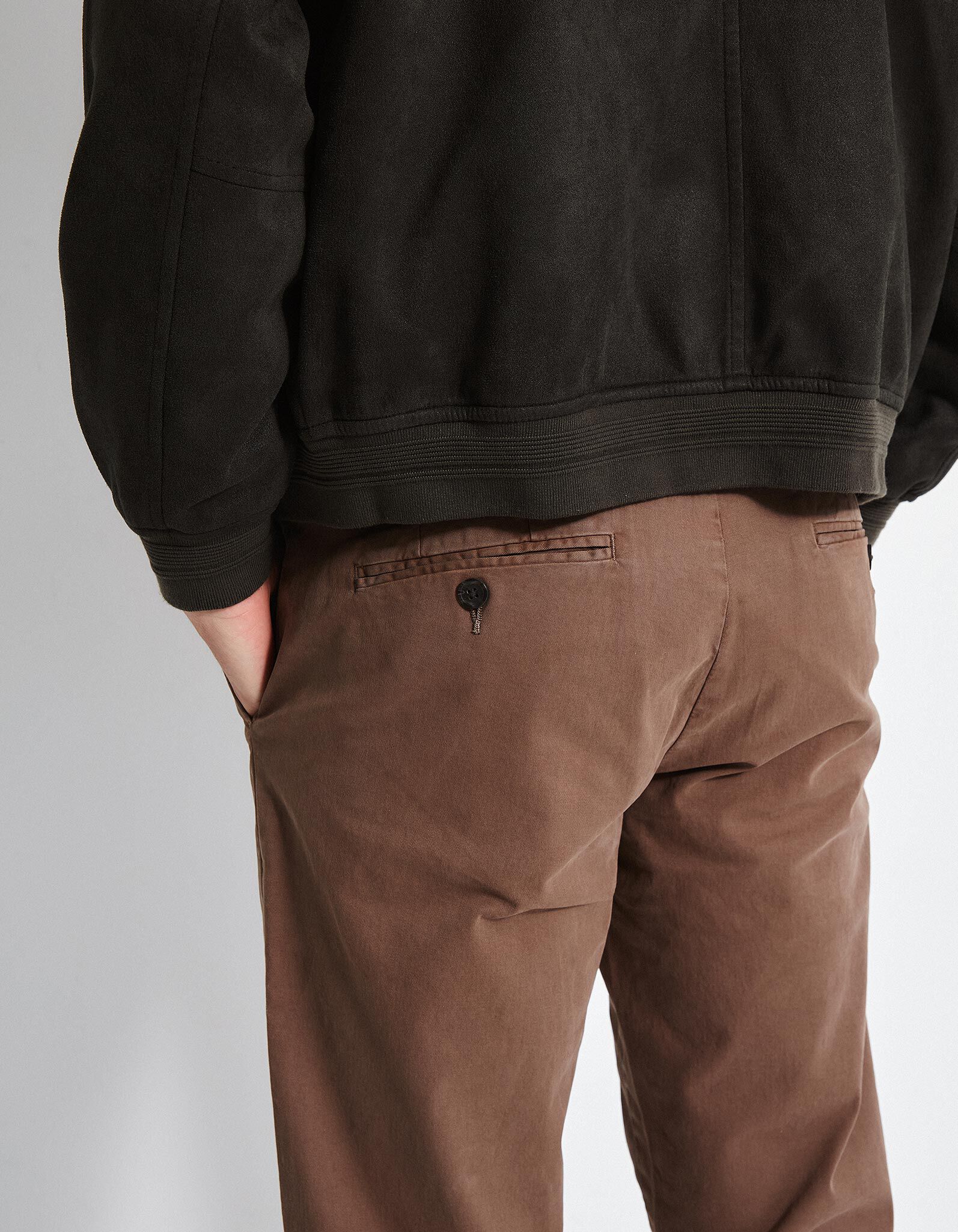 Comprar Online Cal&ccedil;as Chino Slim, Homem, Castanho