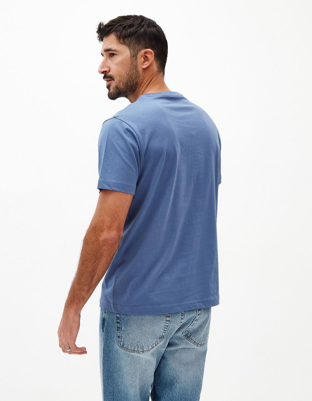 T-shirt Estampado, Homem, Azul