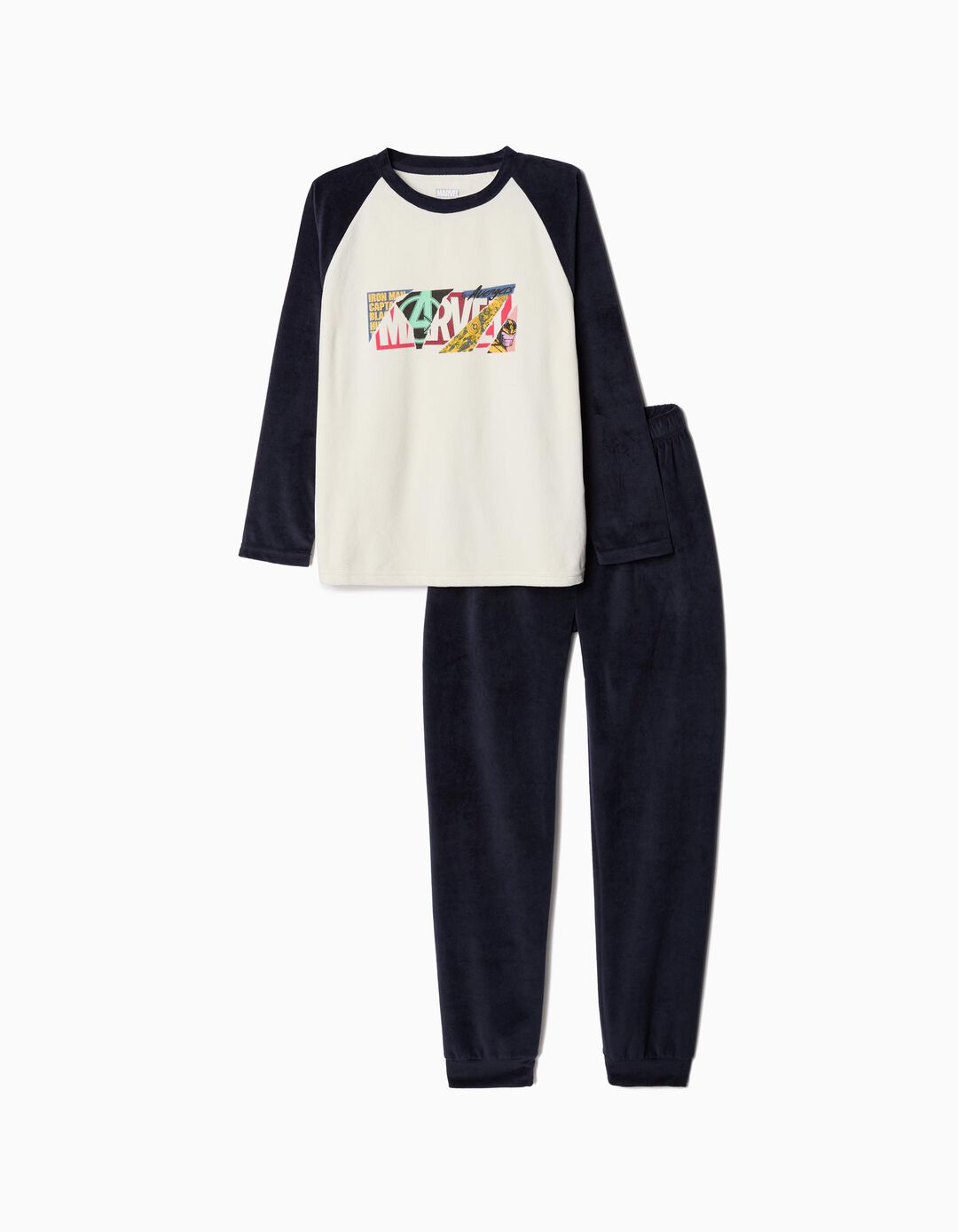 Pijama de Veludo 'Marvel', Criança, Bege Claro