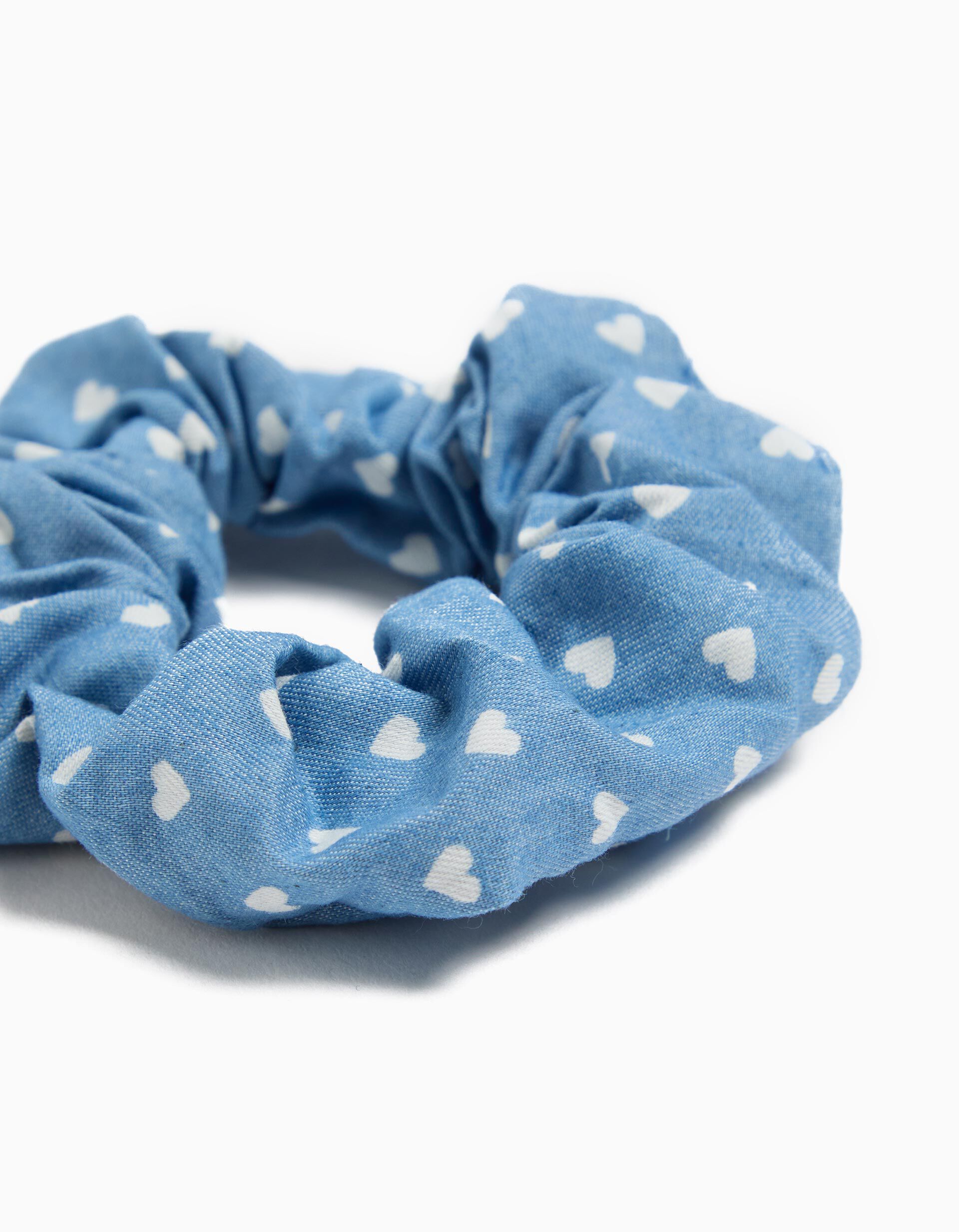 Comprar Online El&aacute;stico de Cabelo Scrunchie, Menina, Azul Claro