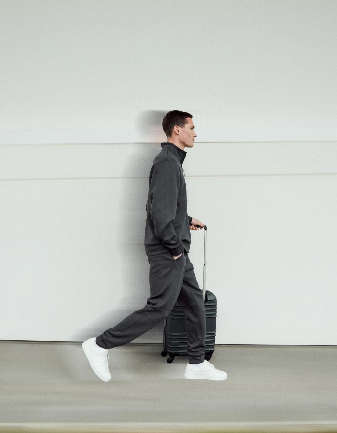 Joggers de Felpa, Homem, Cinzento Escuro