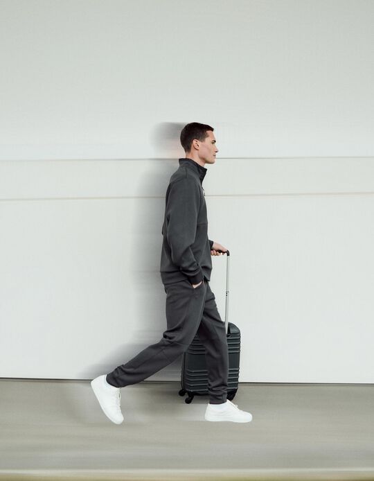 Comprar Online Joggers de Felpa, Homem, Cinzento Escuro