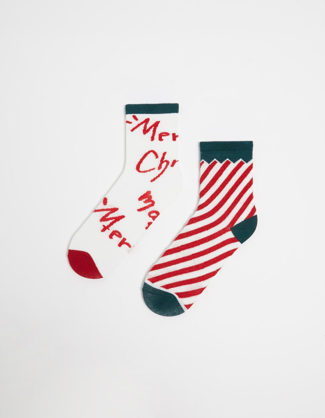 Pack 2 Pares de Meias Natal, Mulher, Multicor