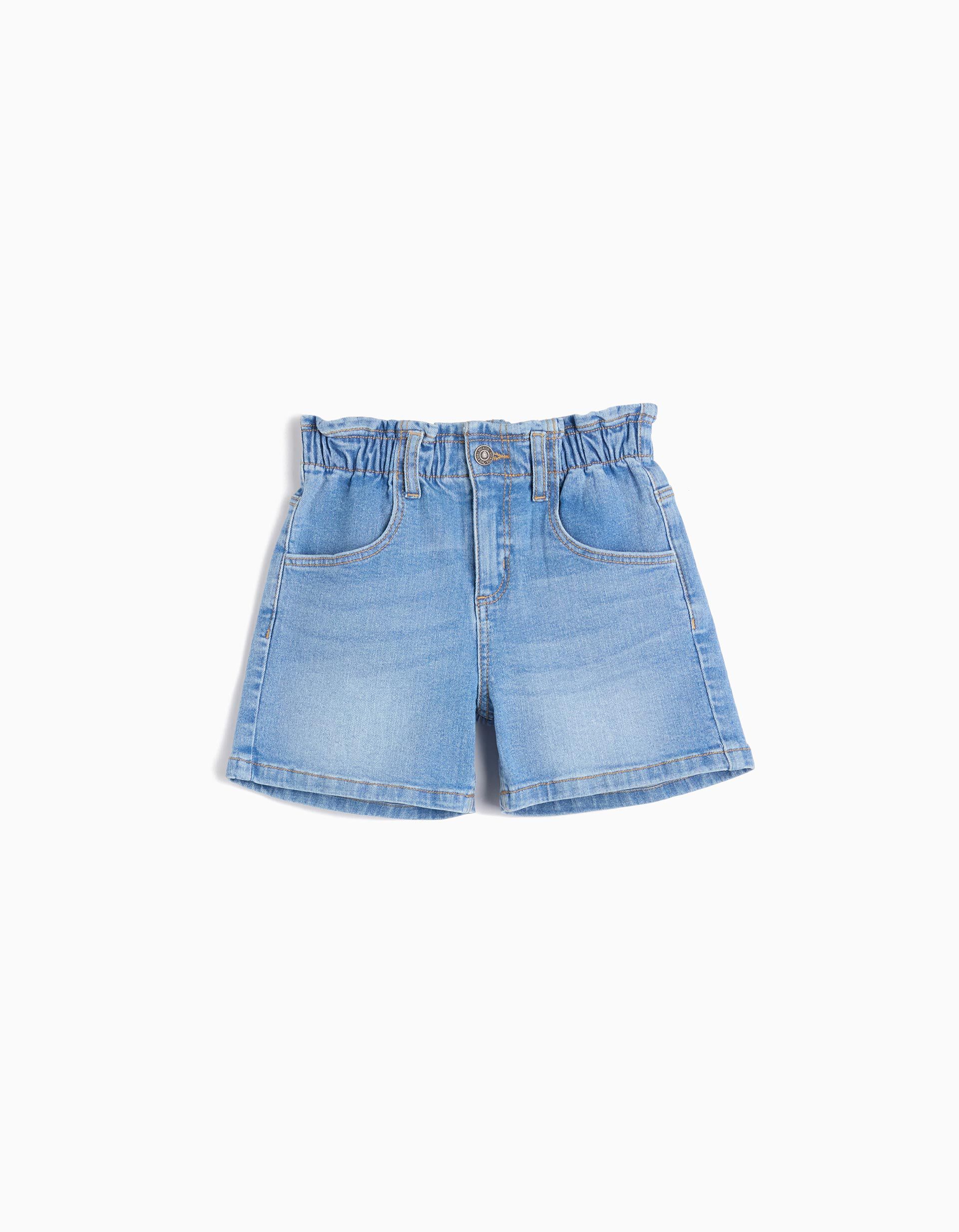 Cal&ccedil;&otilde;es de Ganga Paperbag, Menina, Azul Claro