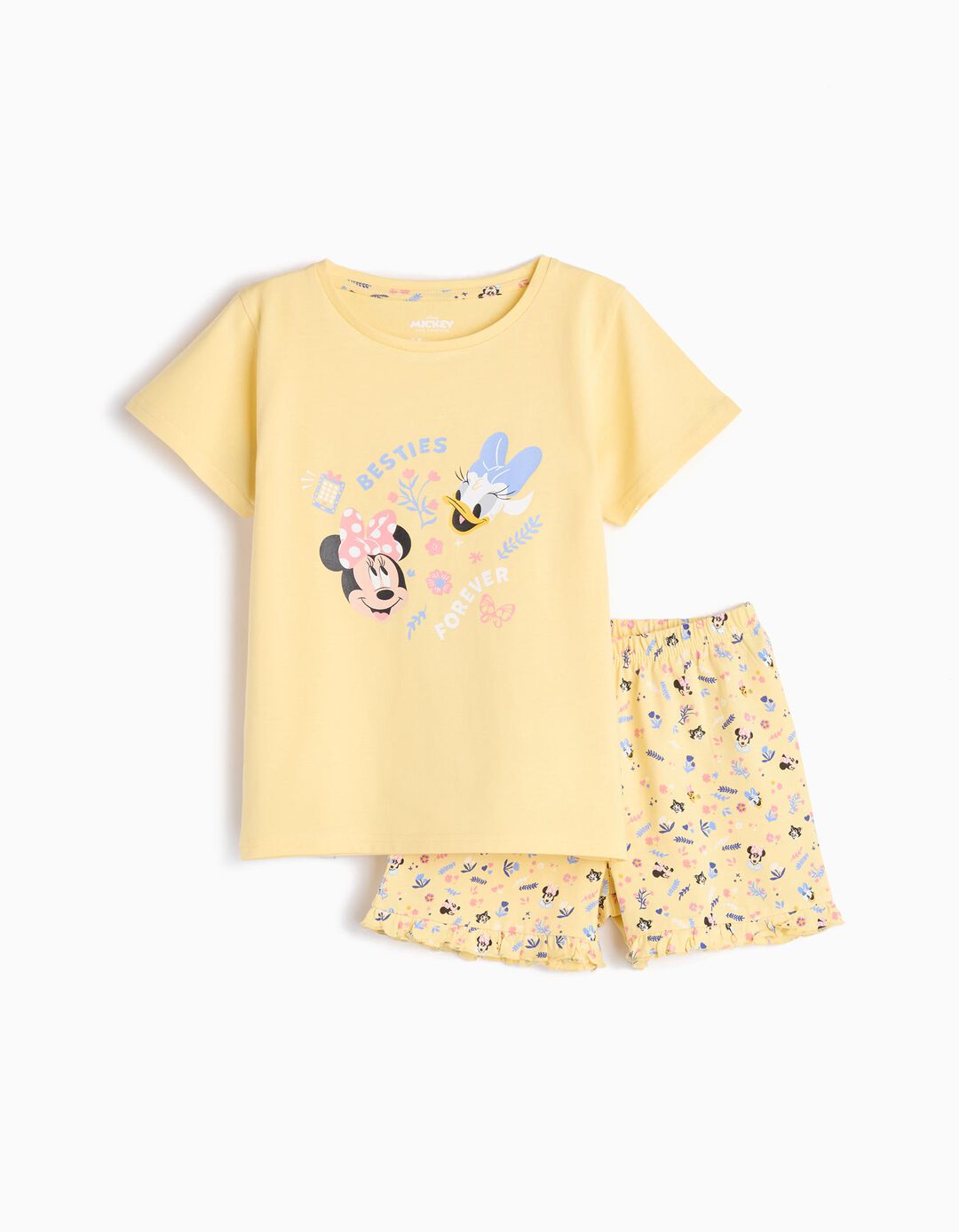 Pijama Jersey 'Disney', Menina, Amarelo Claro