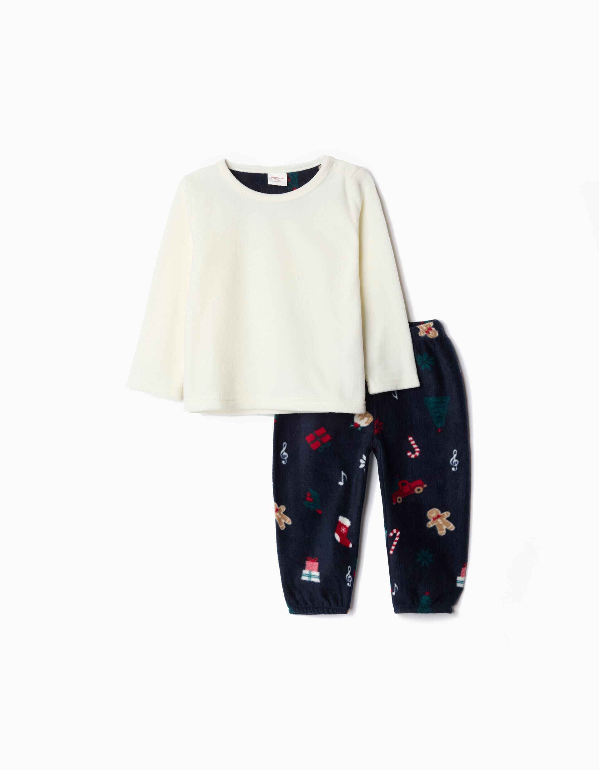 Comprar Online Pijama Polar Natal, Menina, Branco