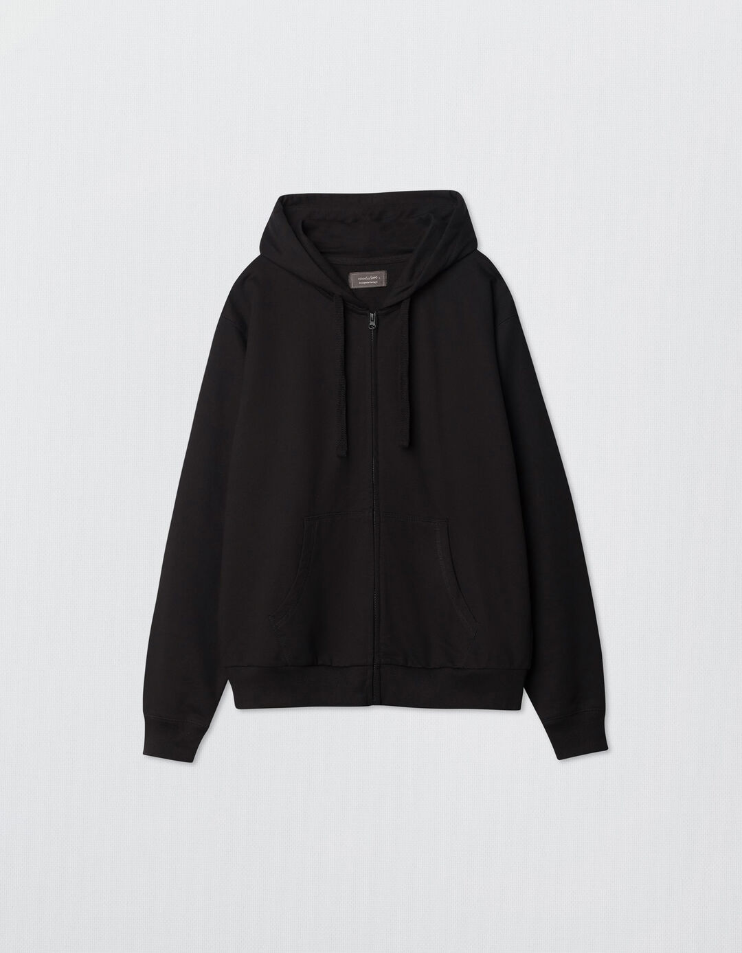 Casaco com capuz, Homem, Preto