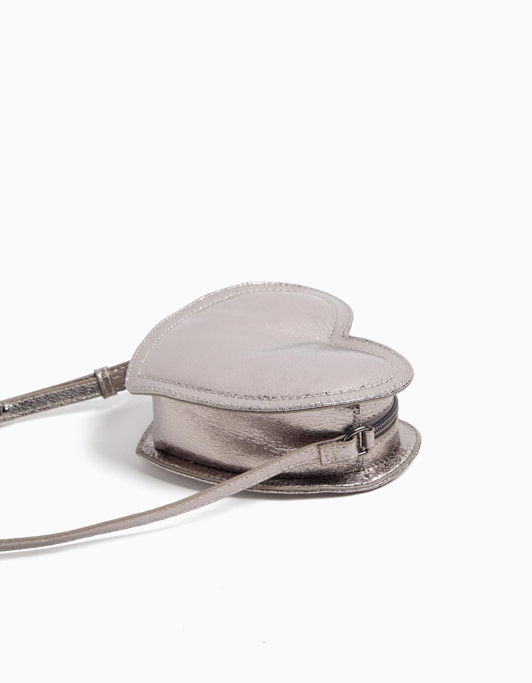 Bolsa Coração Tiracolo, Menina, Cinzento