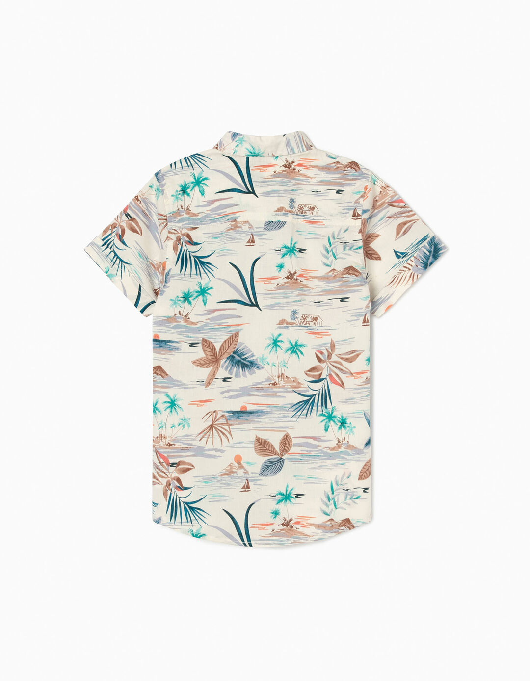 Camisa com Padrão para Menino, Multicolor
