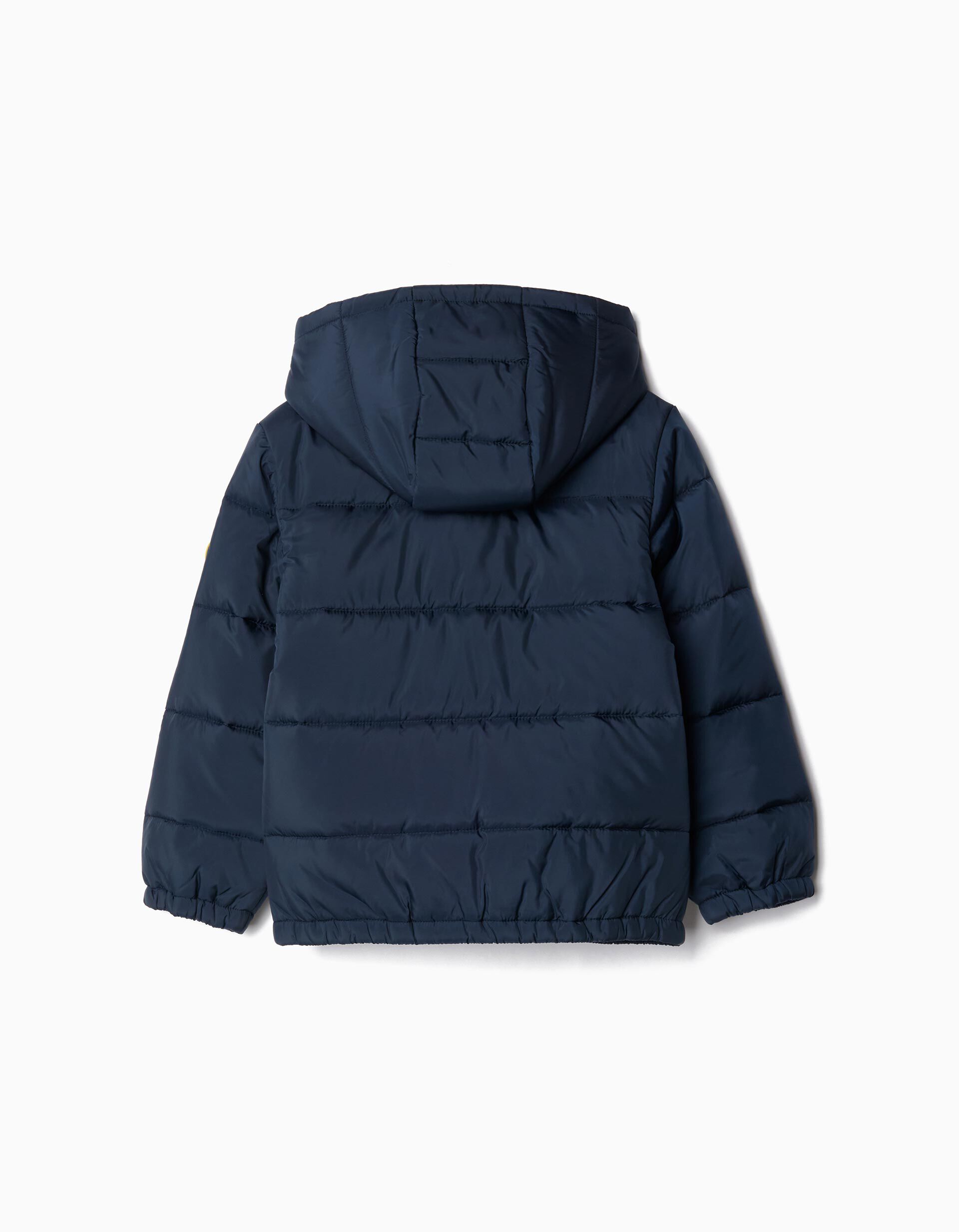 Comprar Online Casaco Acolchoado com Capuz, Menino, Azul Escuro