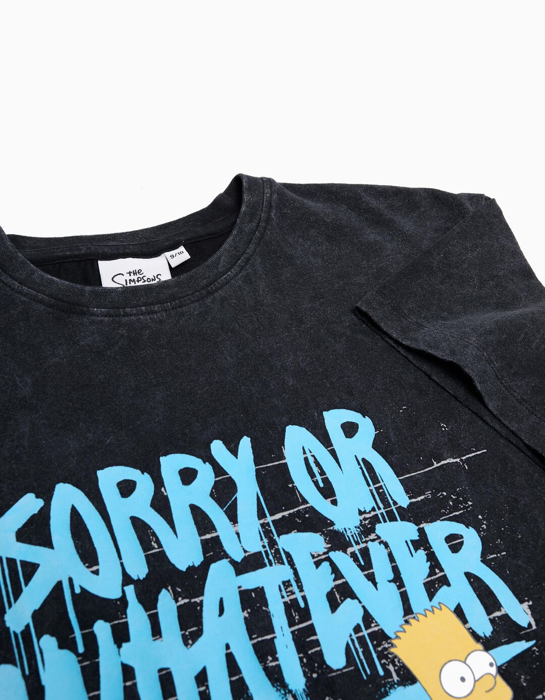 T-shirt 'Simpsons', Menino, Preto