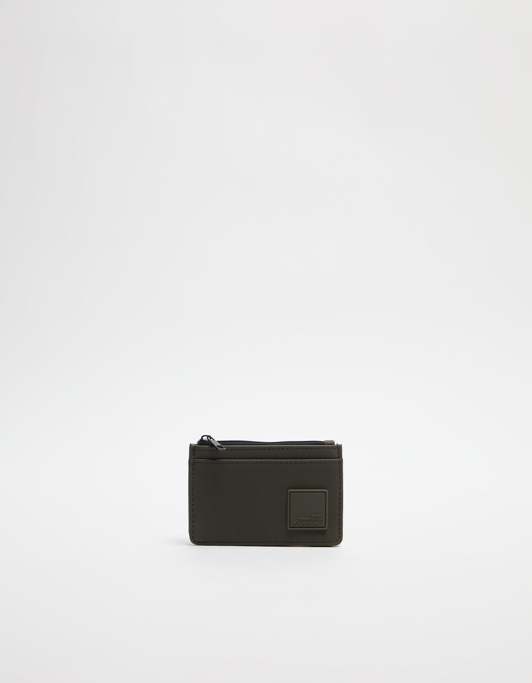Porta-cart&otilde;es Borracha, Homem, Verde Escuro