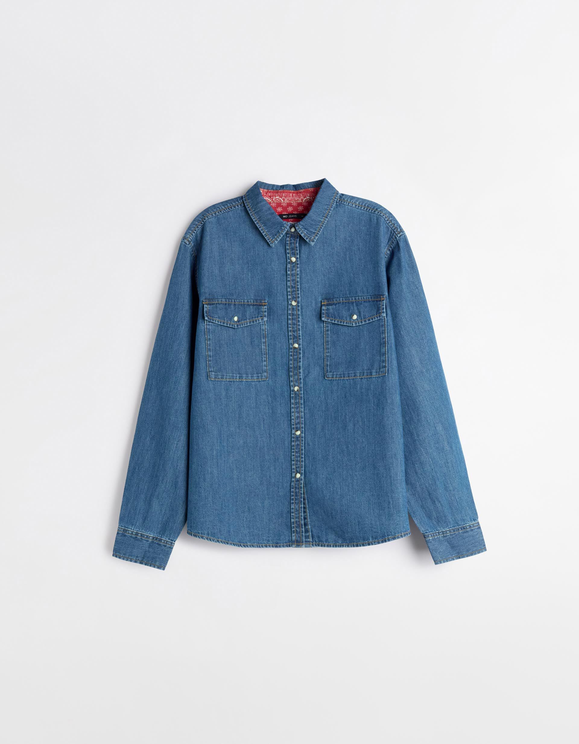 Comprar Online Sobrecamisa de Ganga, Mulher, Azul