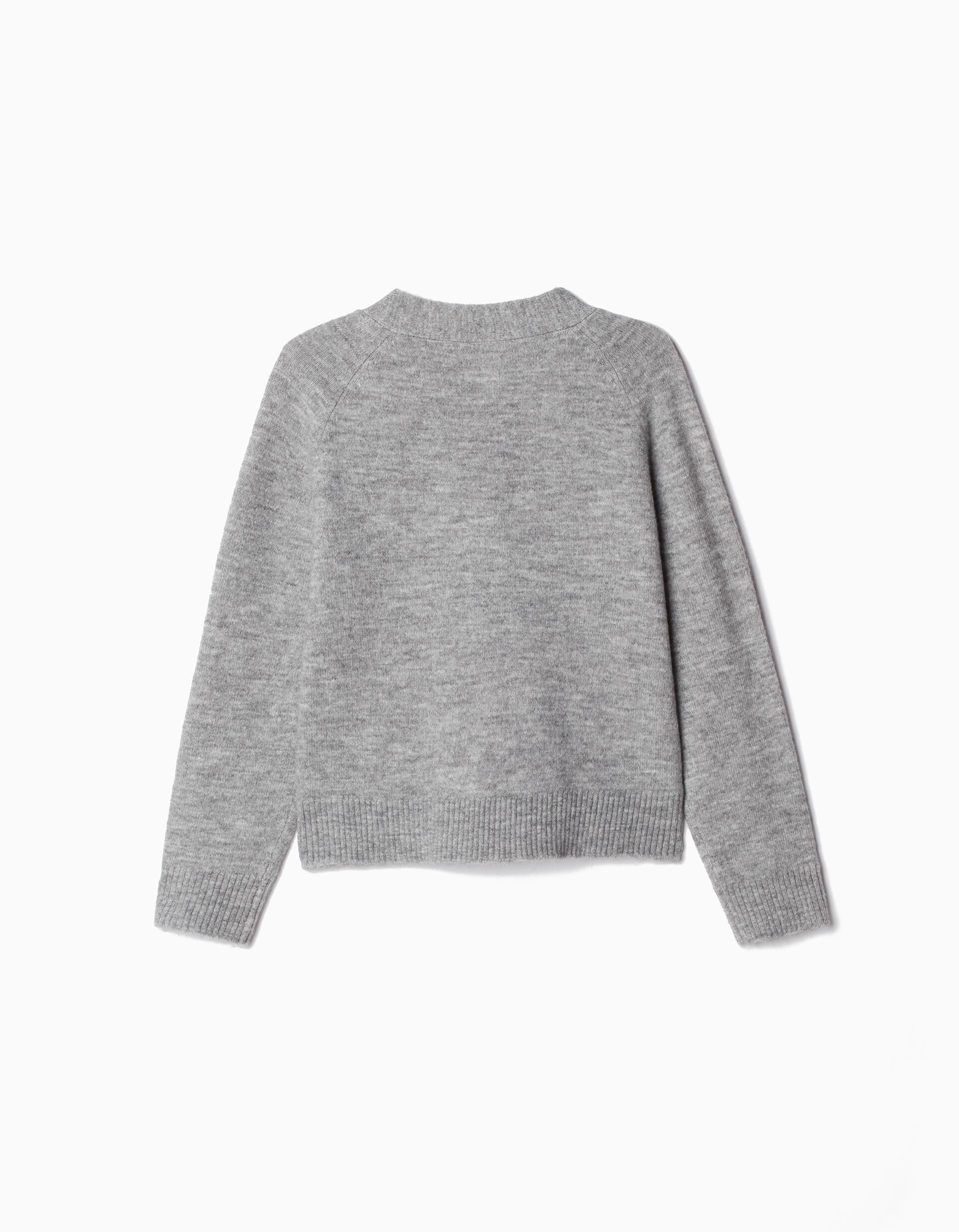Comprar Online Casaco de Malha, Menina, Cinzento