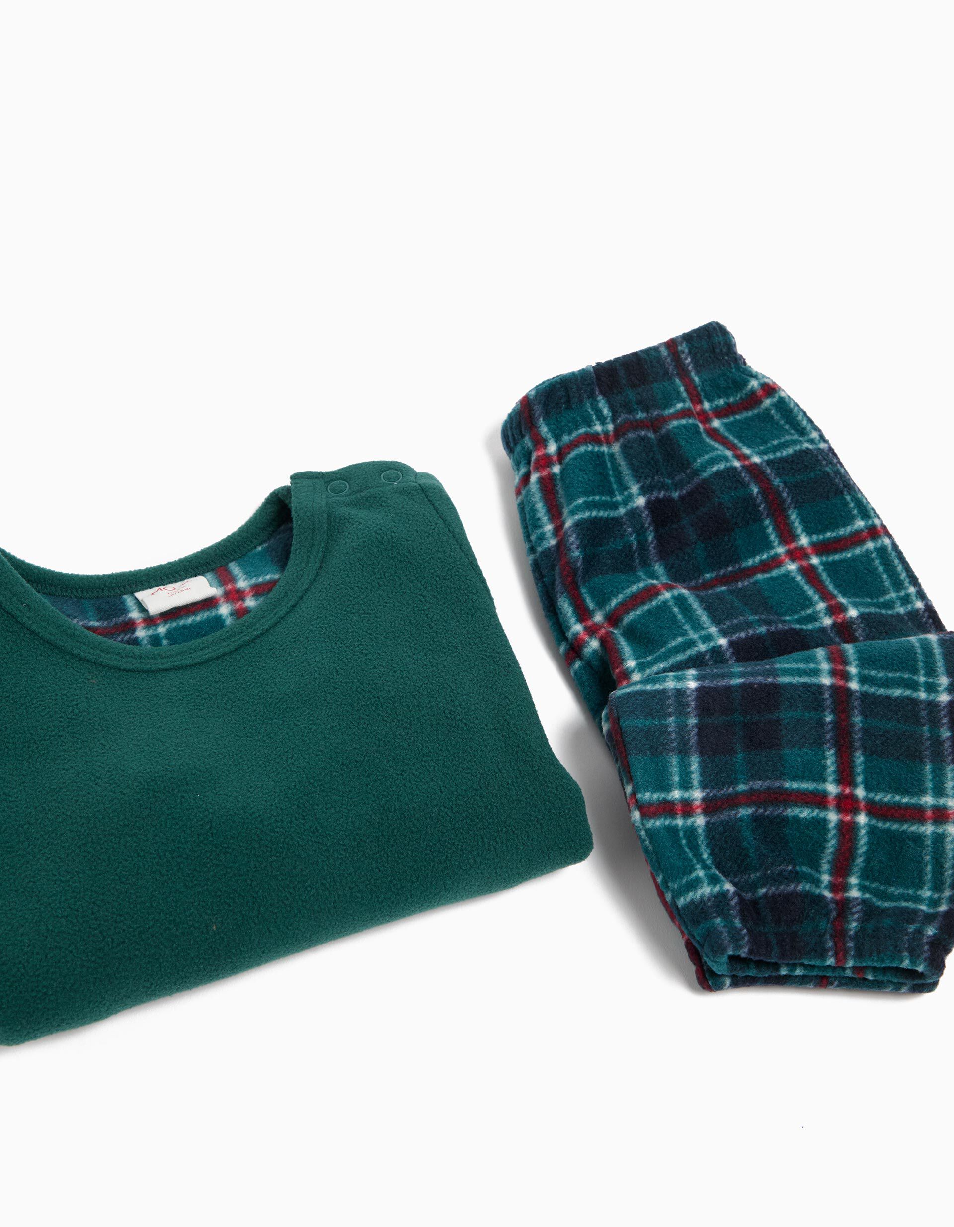 Comprar Online Pijama Polar Natal, Menina, Verde Escuro