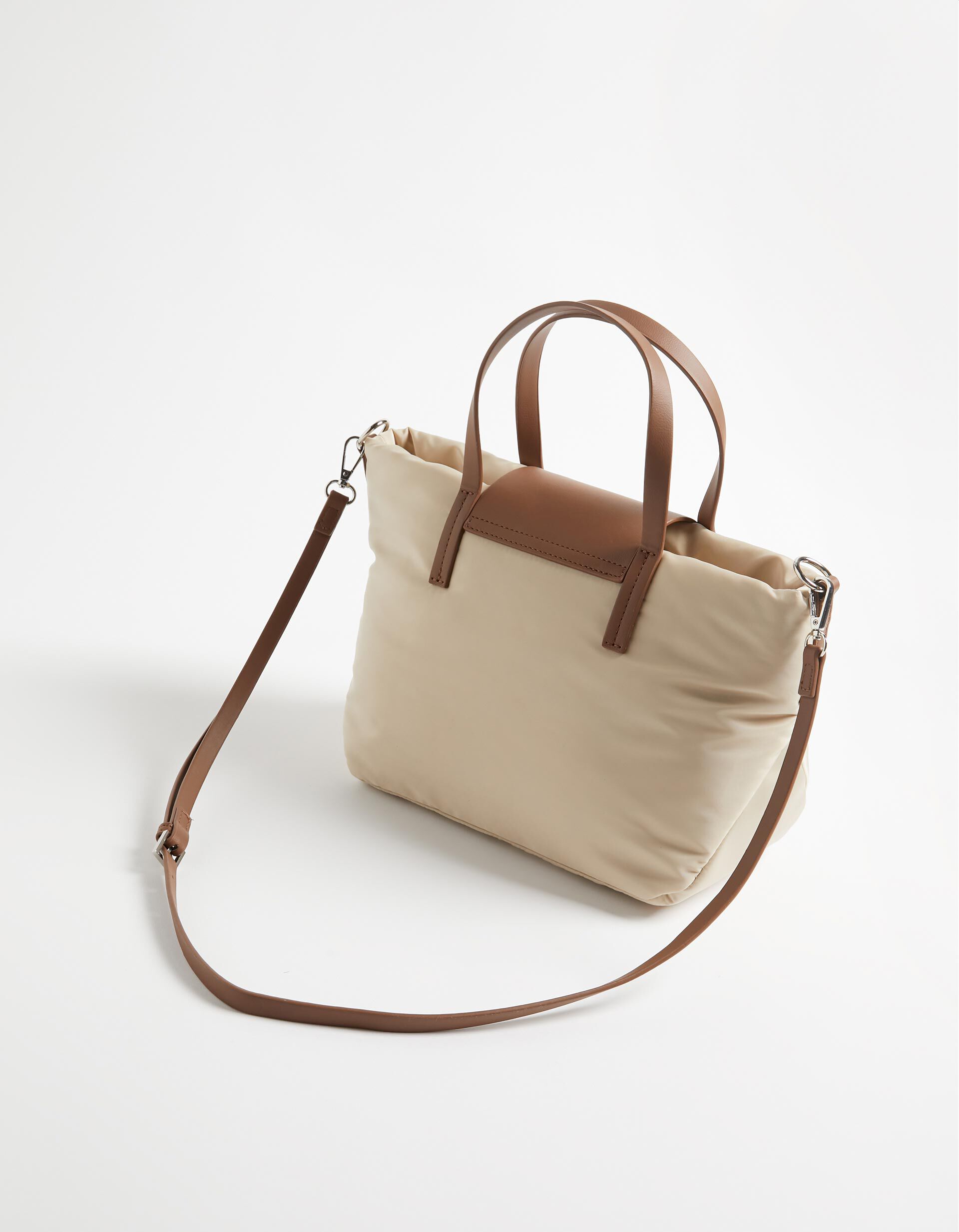 Comprar Online Carteira Tote Bag Combinada, Mulher, Bege