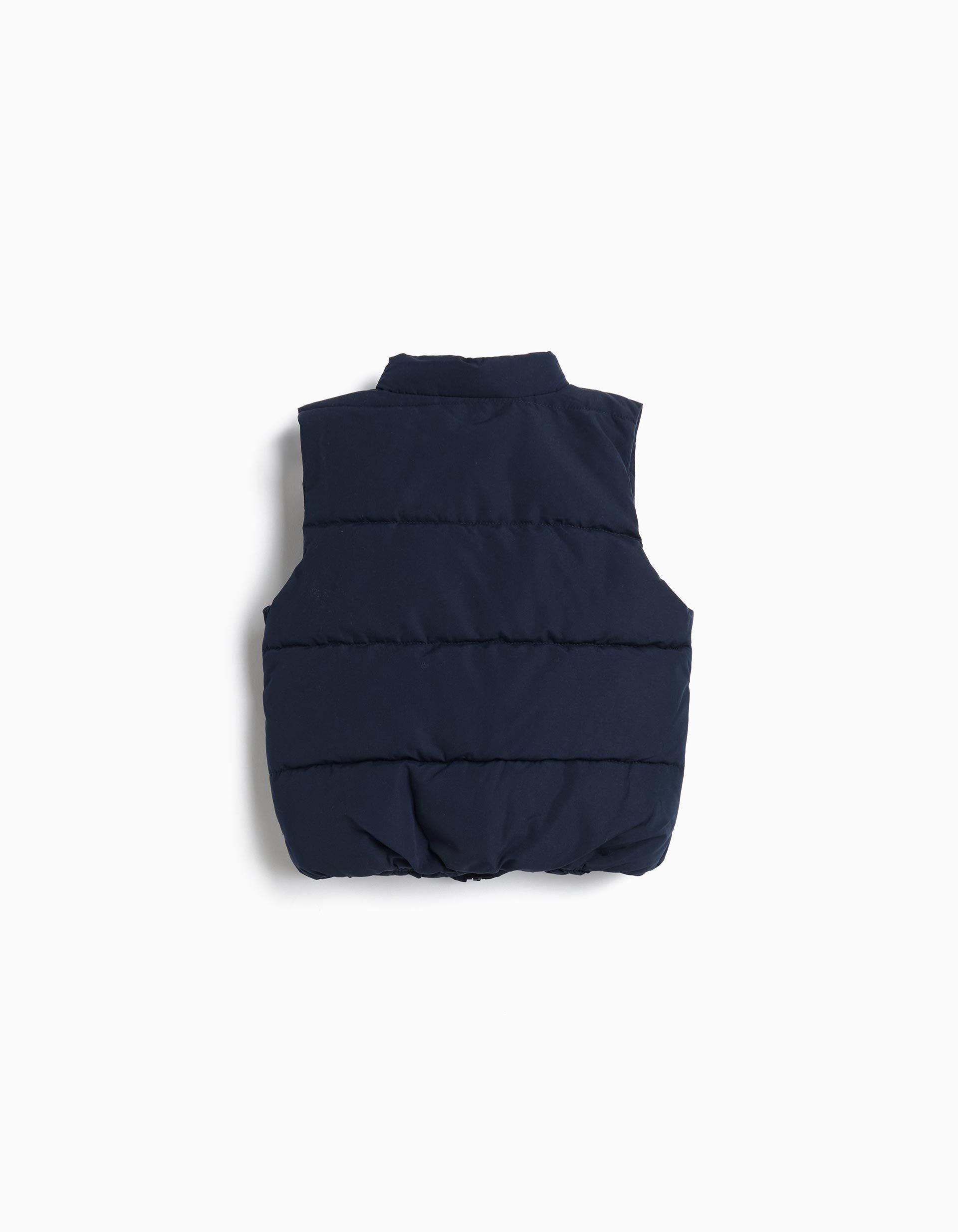 Colete Acolchoado, Menino, Azul Escuro