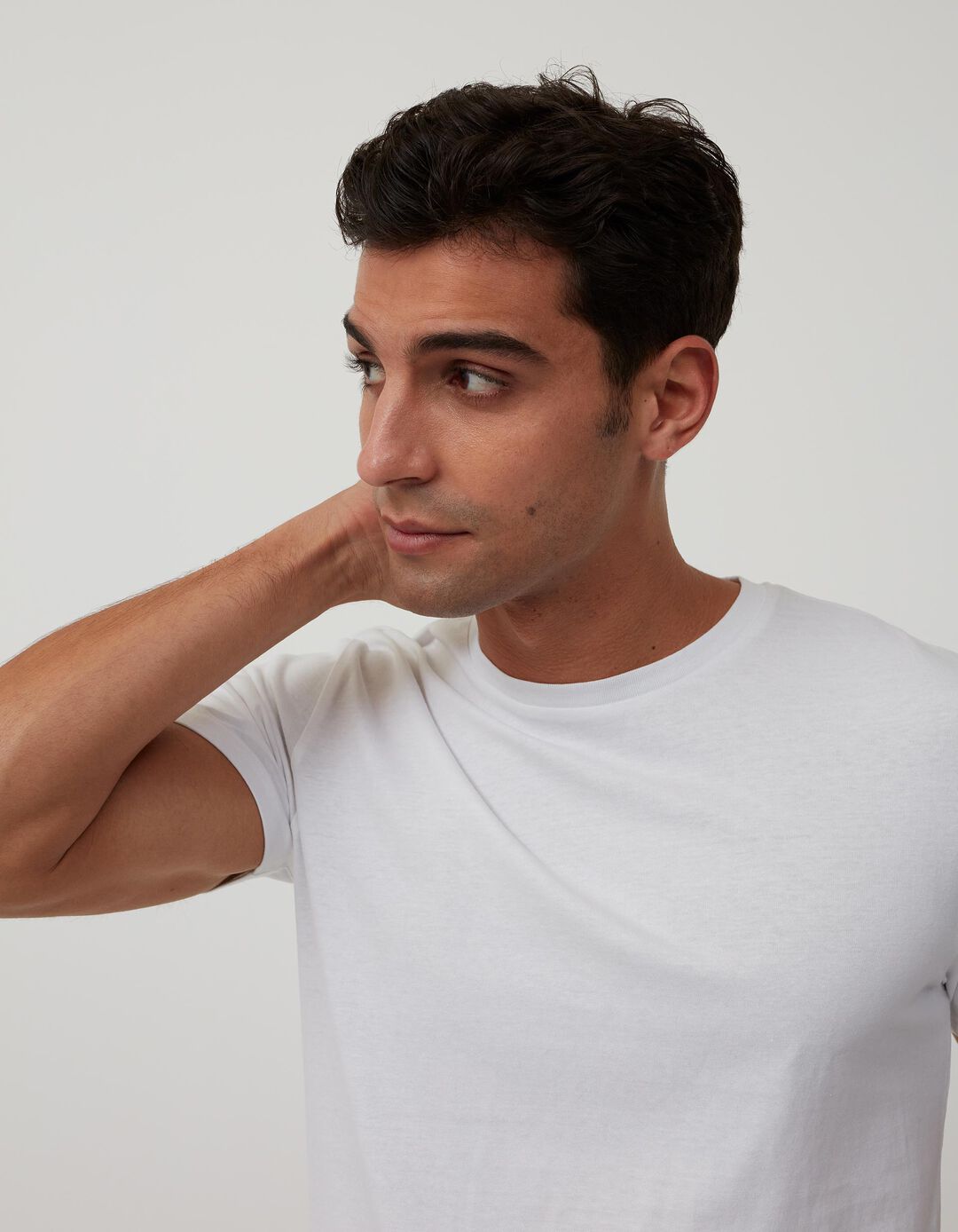 T-shirt, Homem, Branco