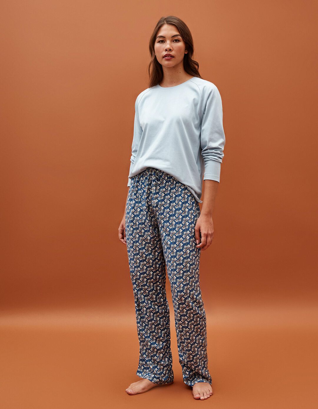 Pijama, Mulher, Azul Claro