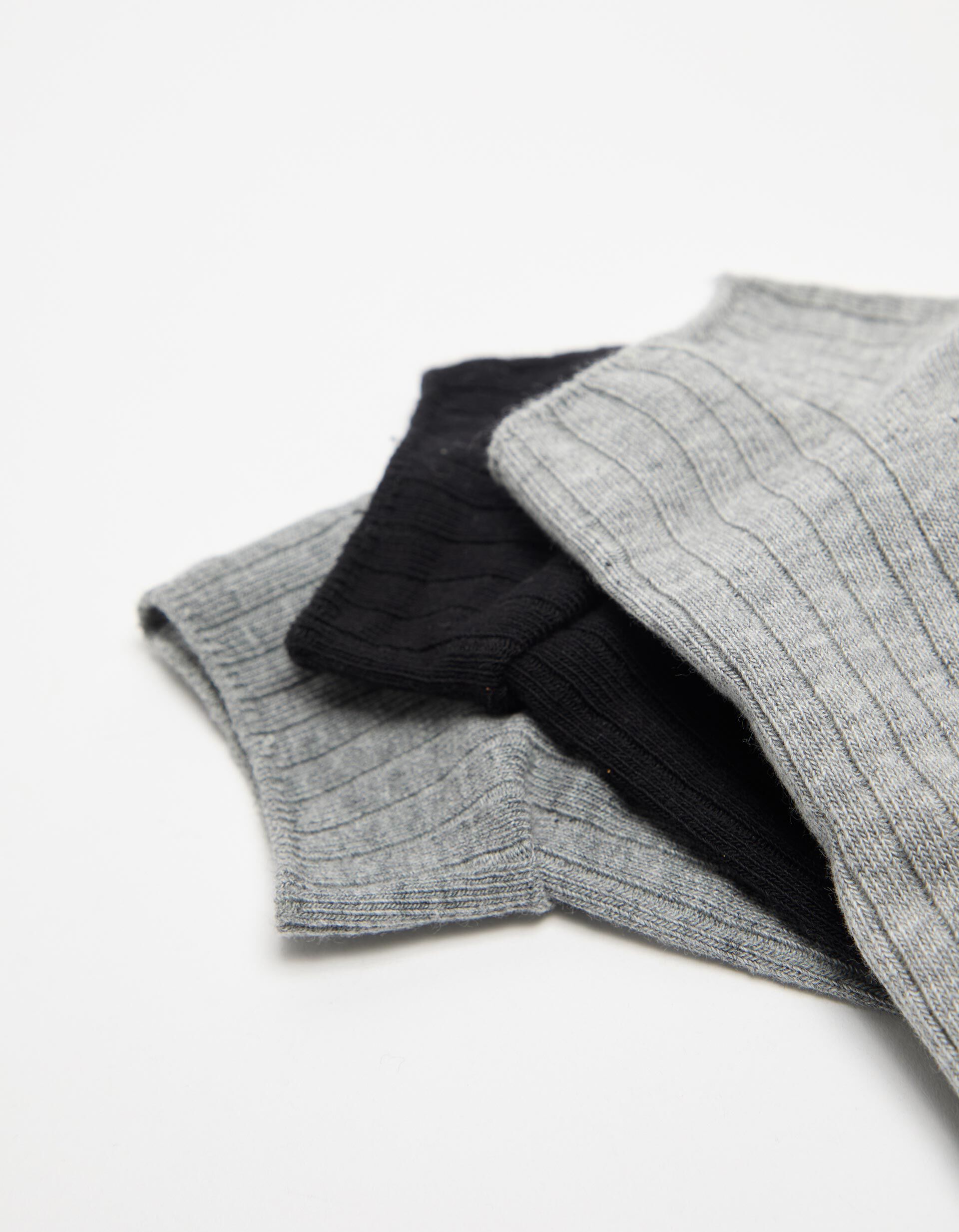 Comprar Online Pack 3 Pares de Meias, Mulher, Cinzento