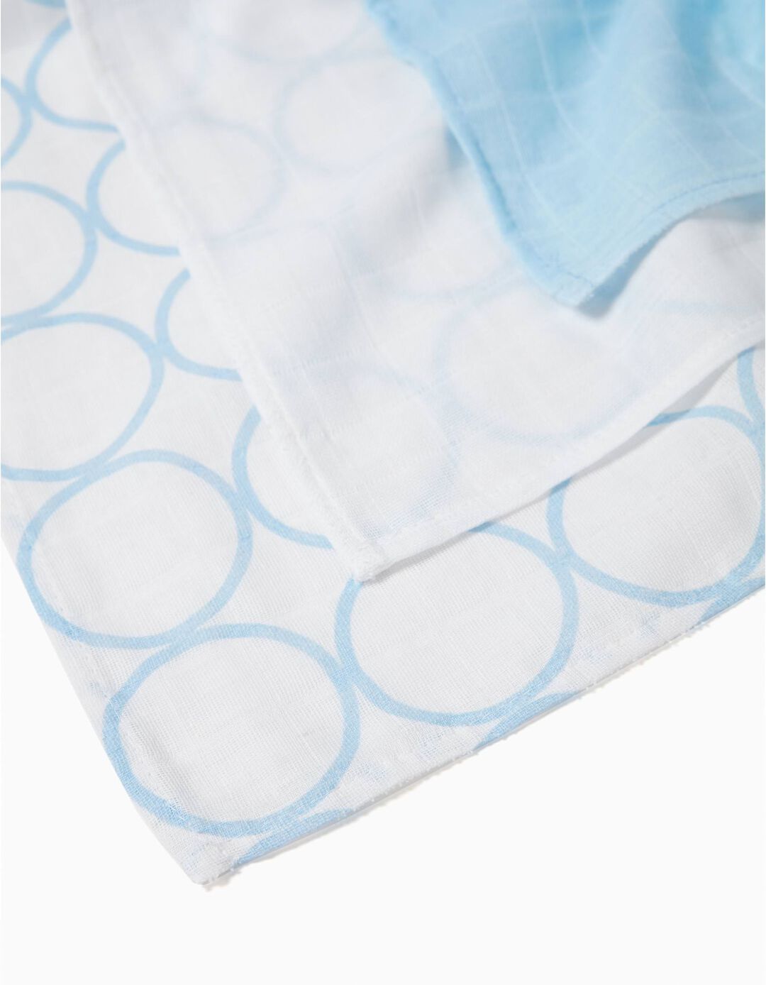 Fraldas Musselina 65 x 65 cm Zy Baby 3 Un.