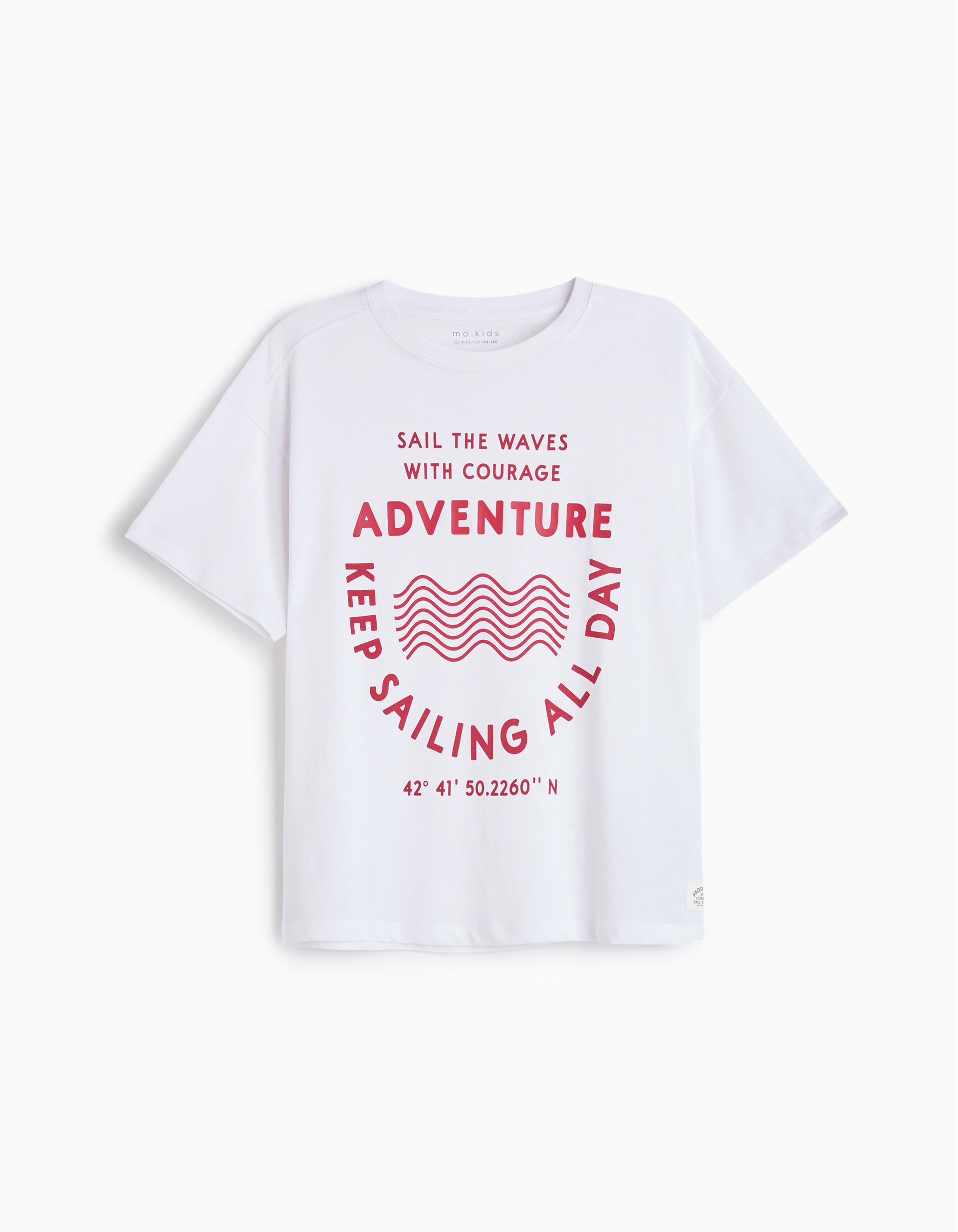 Comprar Online T-shirt Estampado, Menino, Branco