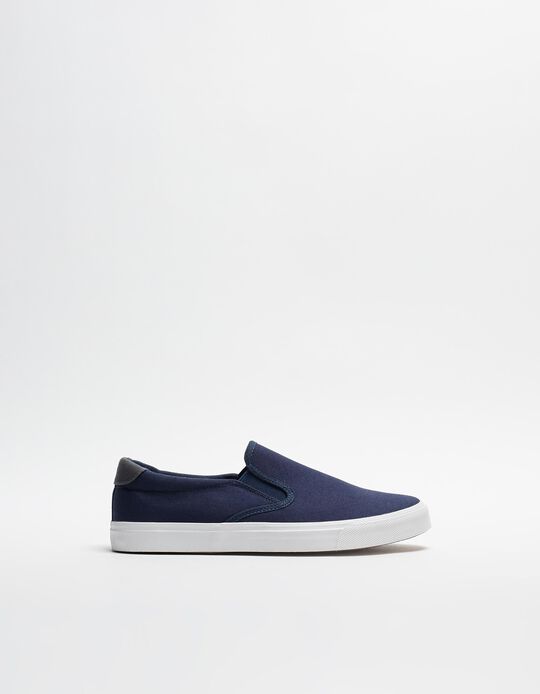 Comprar Online Sapatilhas 'Slip-on', Homem, Azul escuro