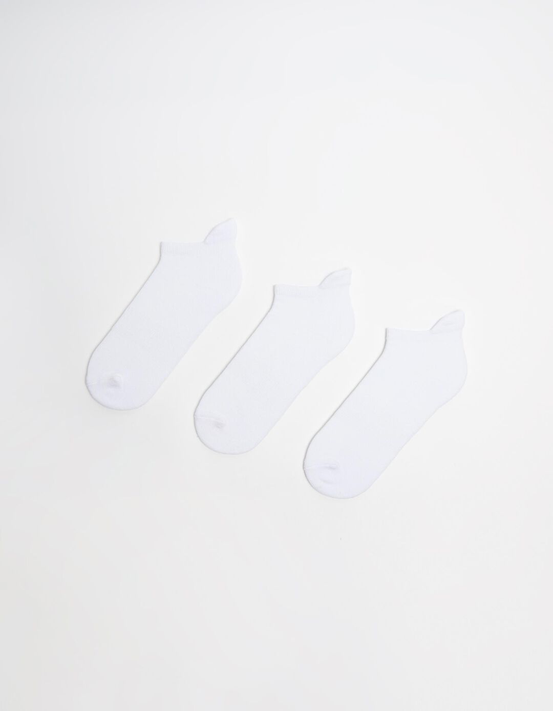 Pack 3 Pares de Meias Desporto, Mulher, Branco