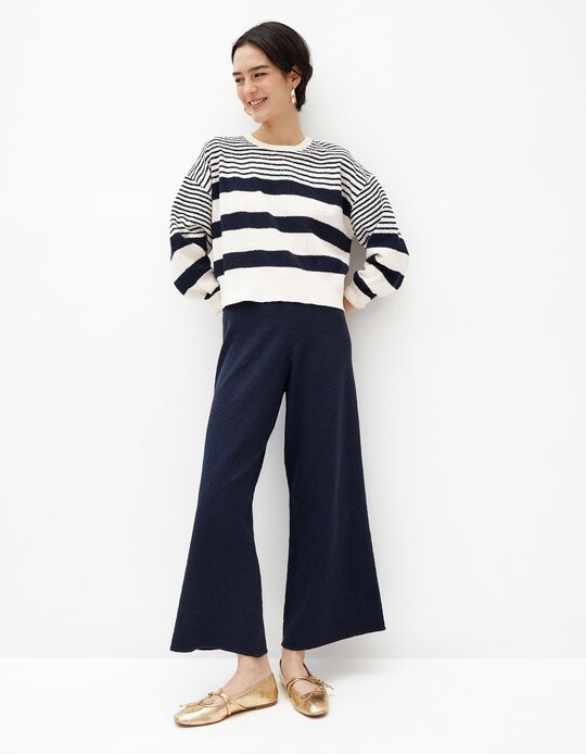 Comprar Online Calças Malha, Mulher, Azul Escuro