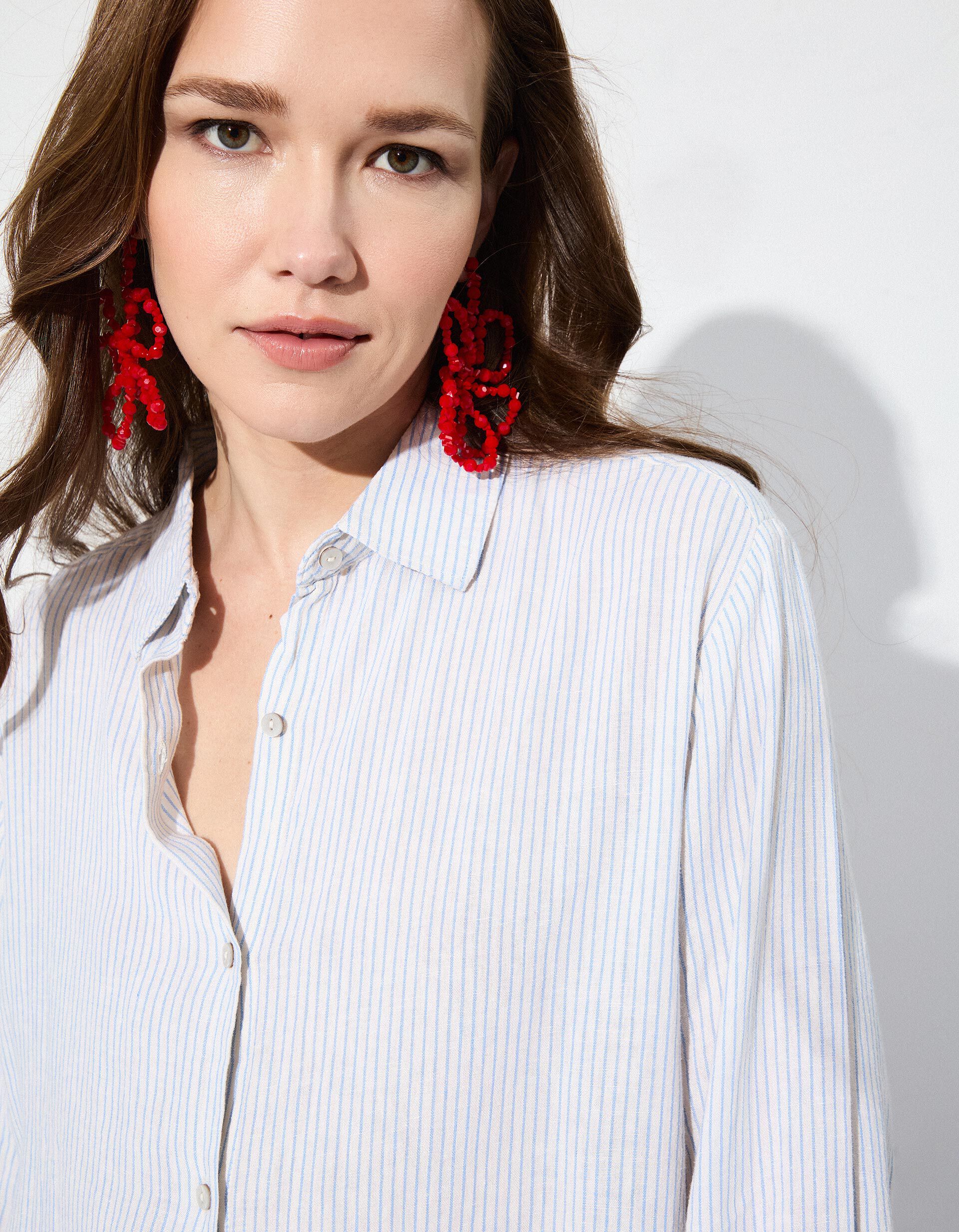 Comprar Online Camisa de Linho, Mulher, Azul 