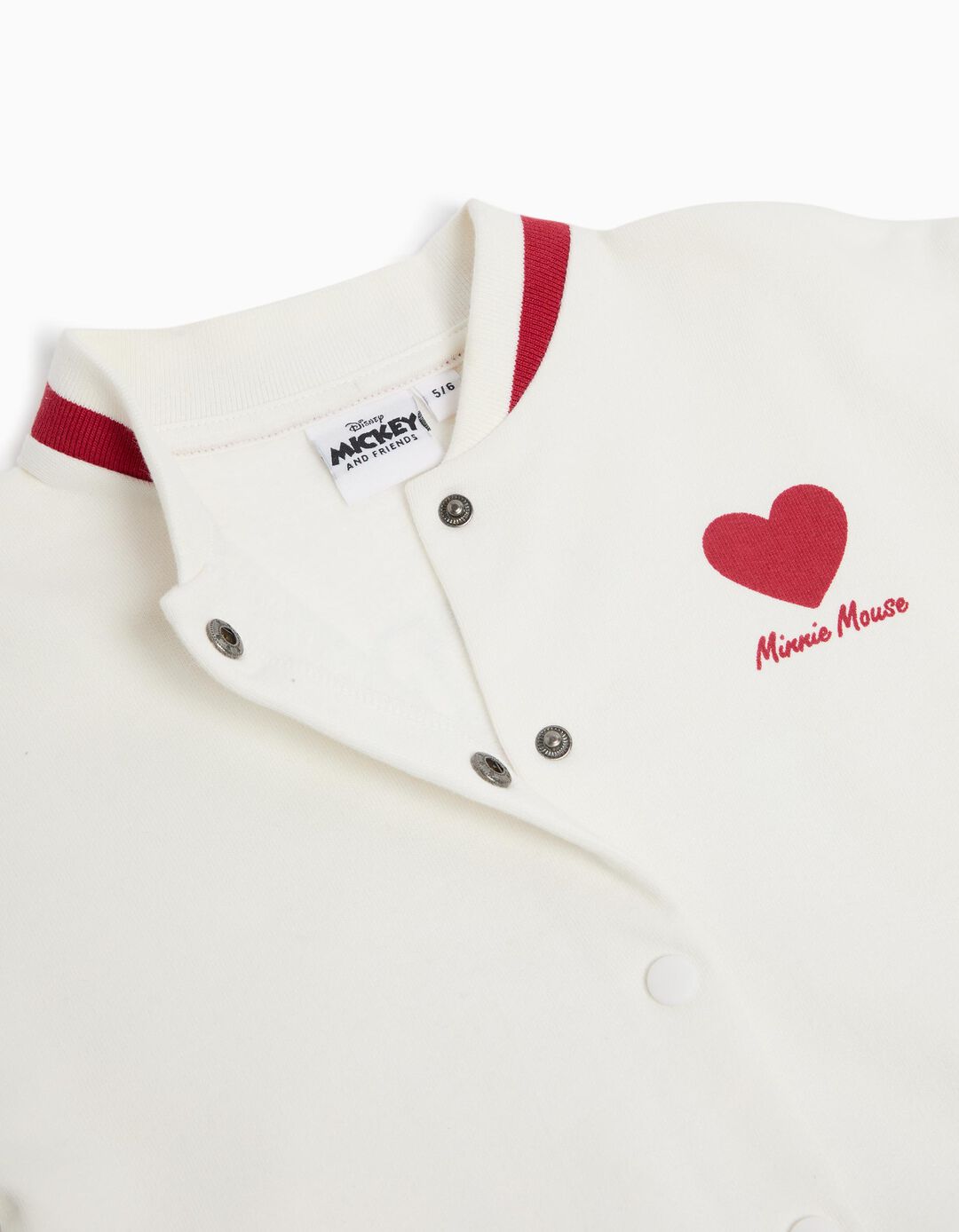 Casaco Bomber 'Disney', Menina, Branco
