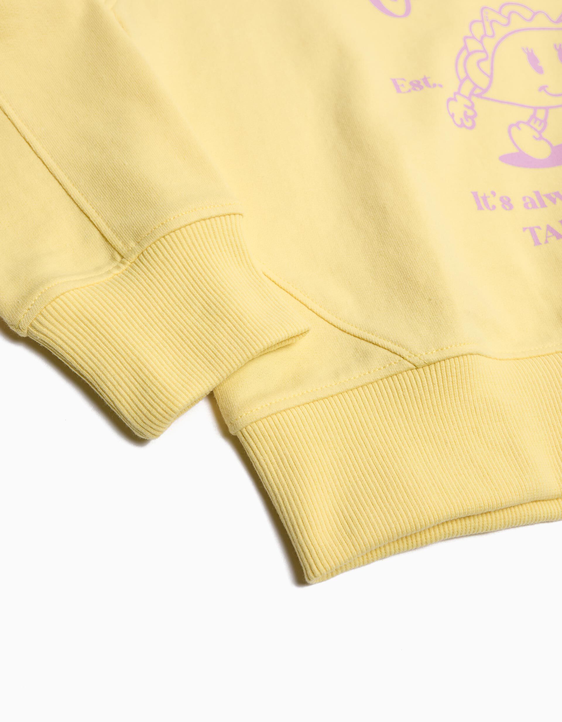 Comprar Online Sweatshirt Estampado, Menina, Amarelo Claro 
