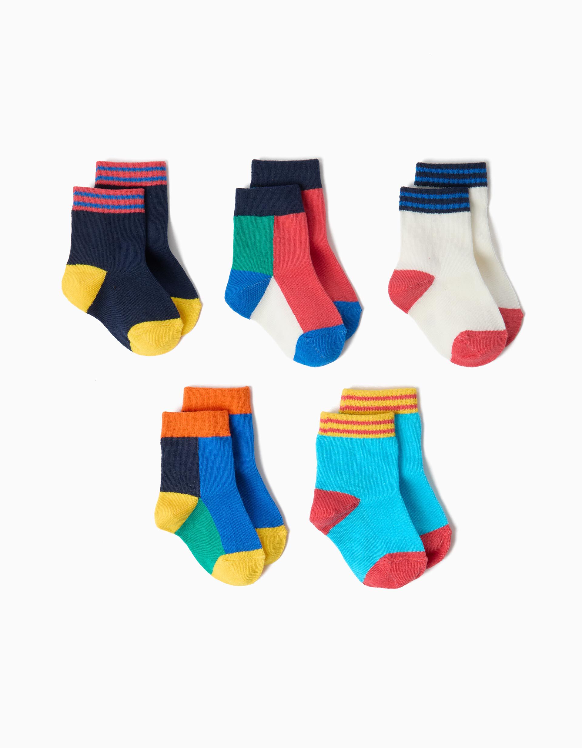 Pack 5 Pares De Meias, Menino, Multicolor
