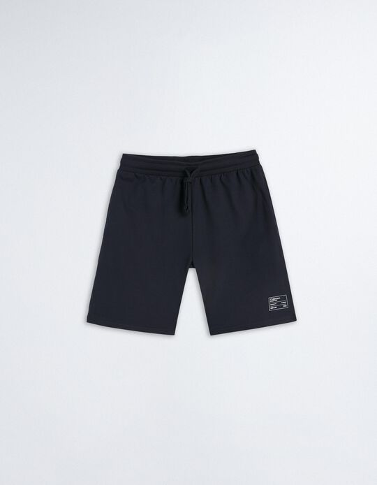 Comprar Online Calções Pequeno Estampado, Homem, Azul Escuro