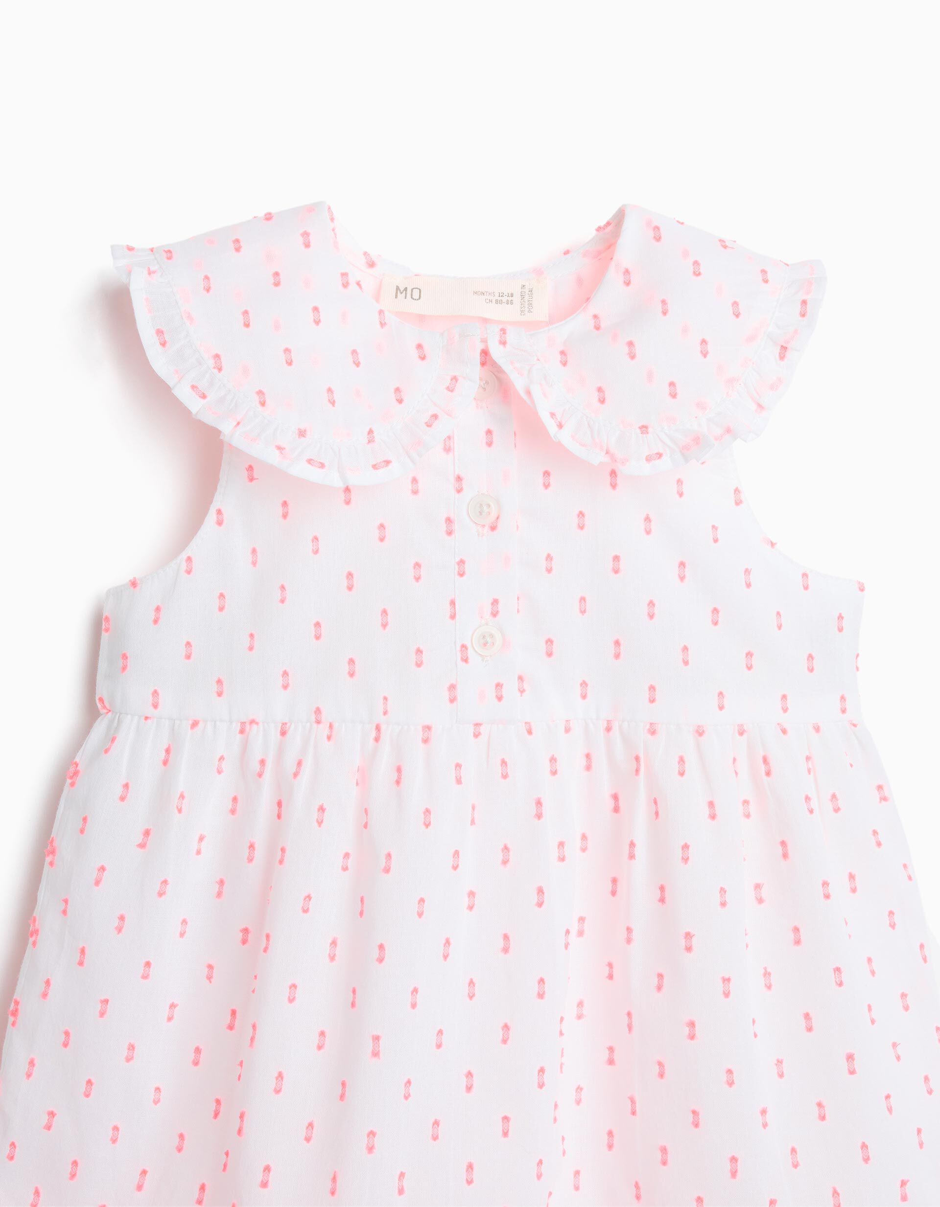 Vestido, Menina, Branco
