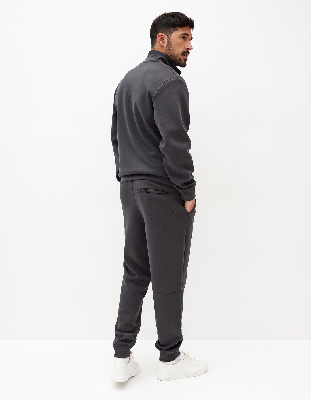 Joggers de Felpa, Homem, Cinzento Escuro