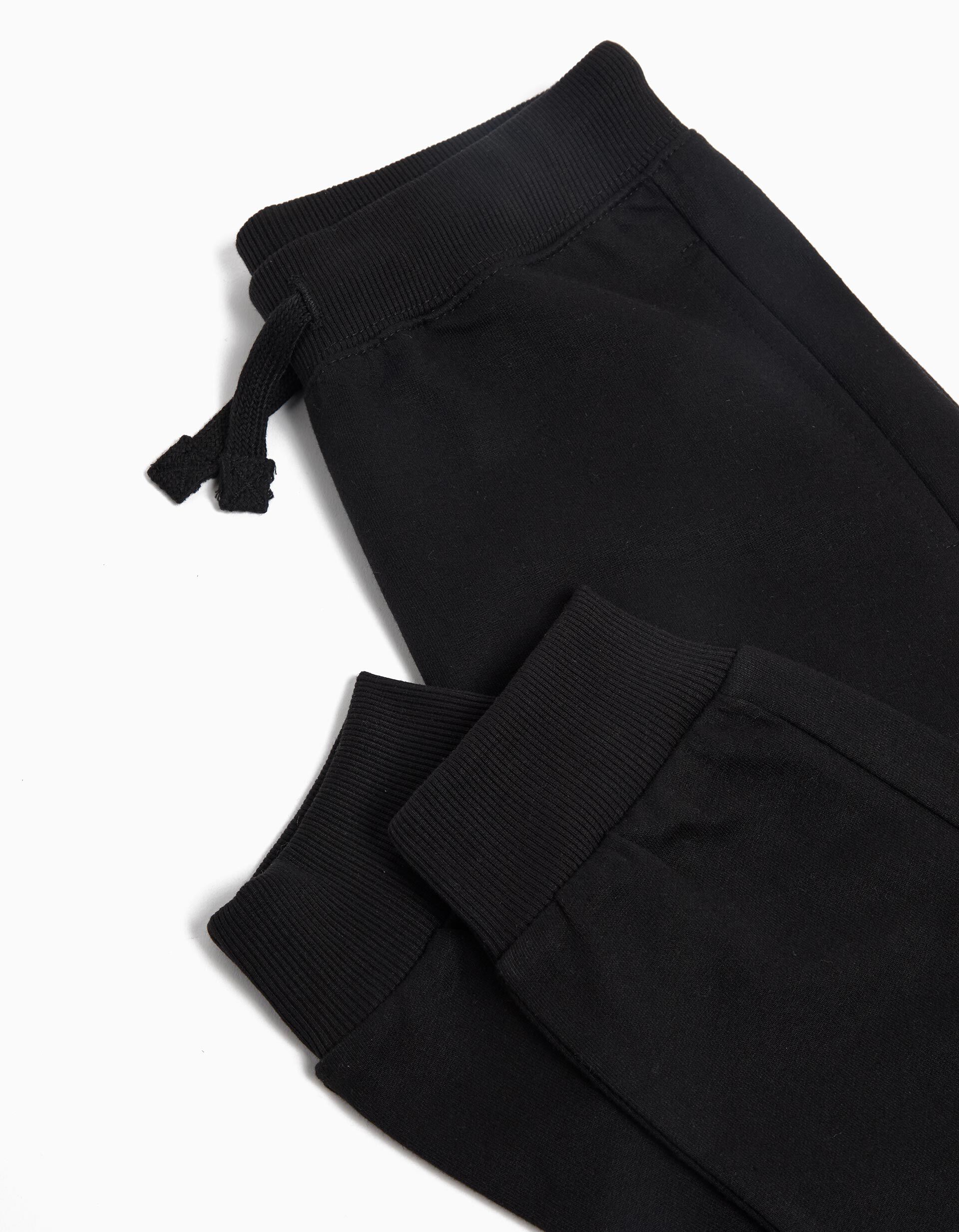 Comprar Online Joggers de Felpa, Menino, Preto