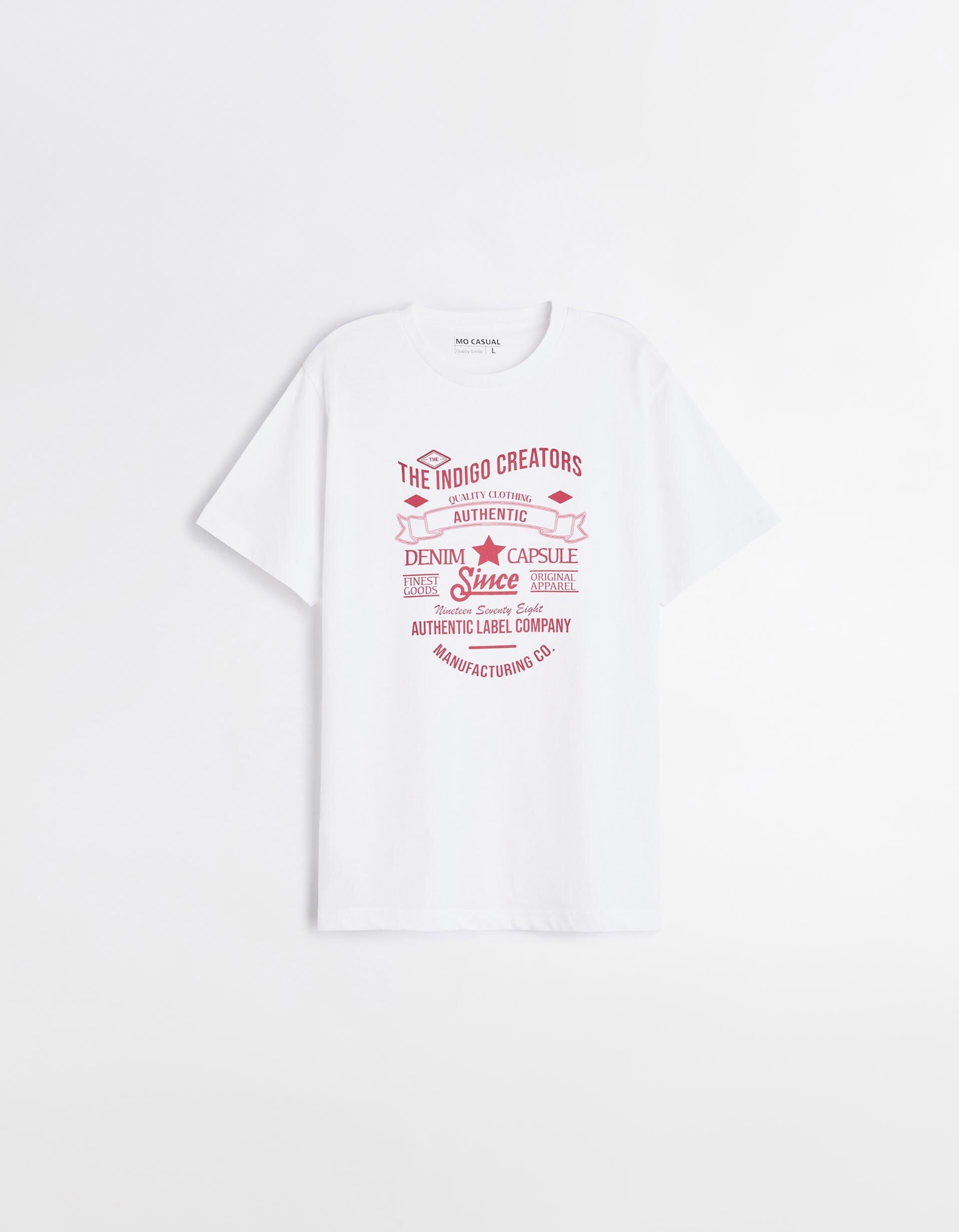 Comprar Online T-shirt Estampado, Homem, Branco