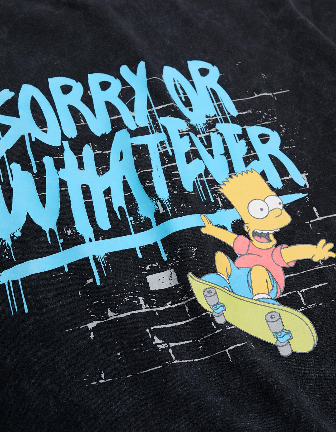 T-shirt 'Simpsons', Menino, Preto