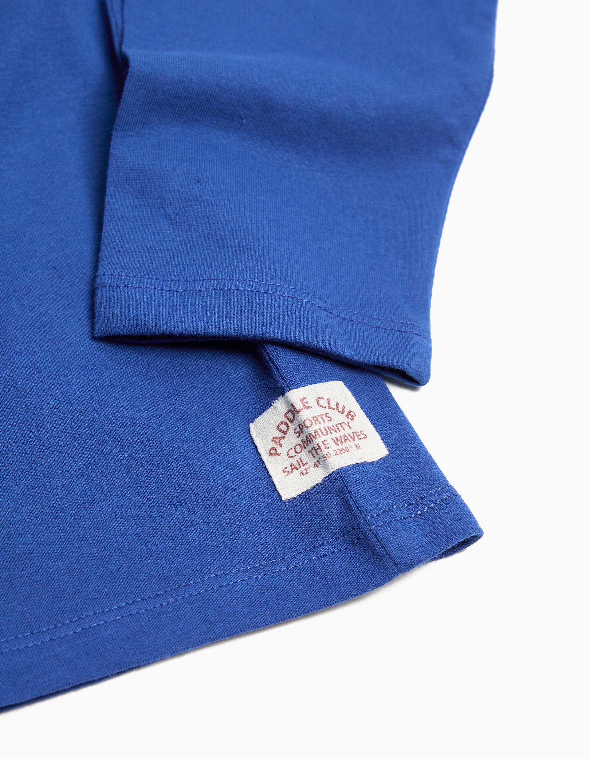 Comprar Online T-shirt de Manga Comprida Estampado, Menino, Azul Escuro