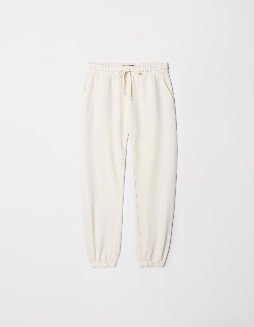 Joggers de Felpa, Mulher, Bege Claro
