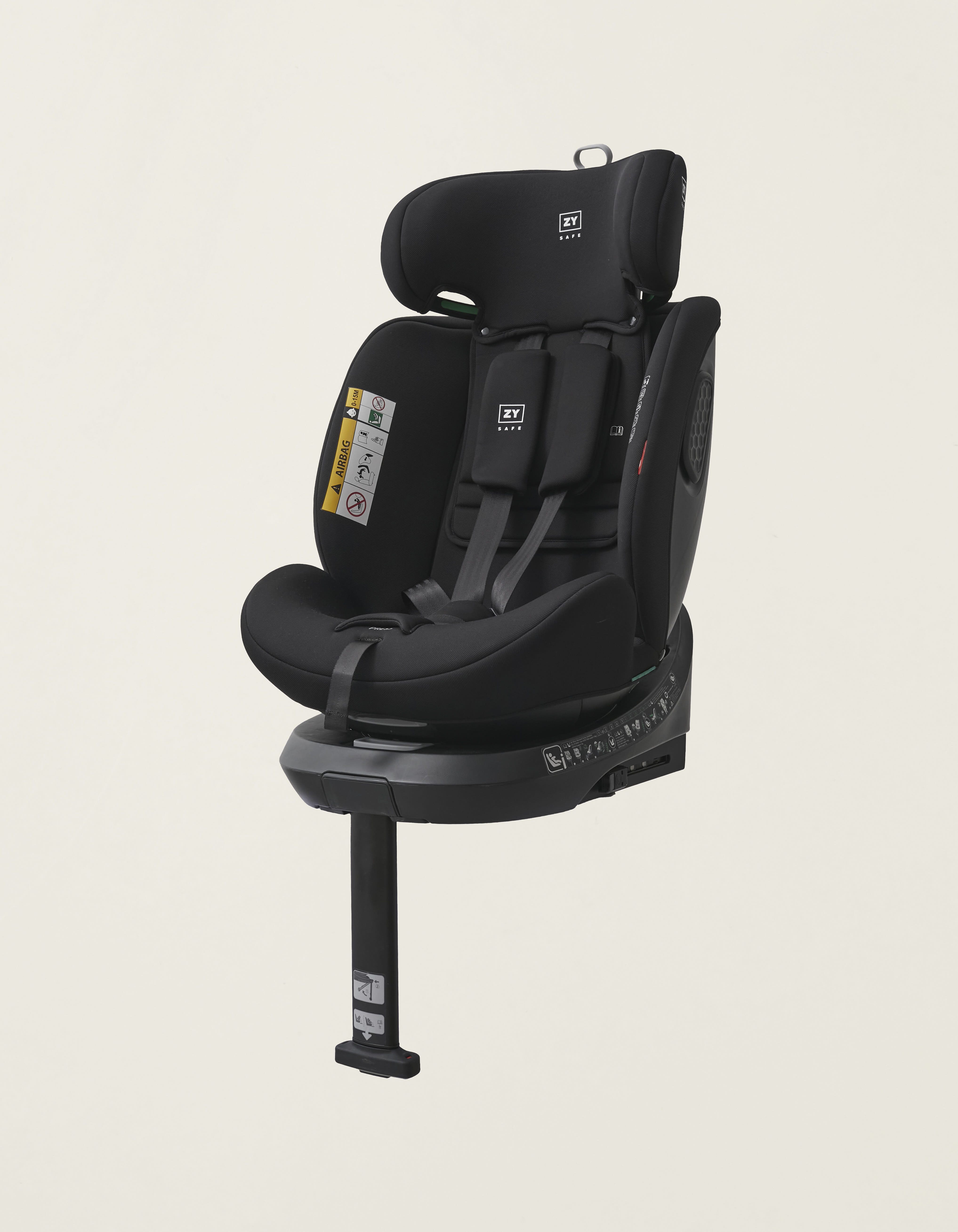 Comprar Online Cadeira Auto I-Size ZY Safe Primecare Isofix (40-150cm), Preto