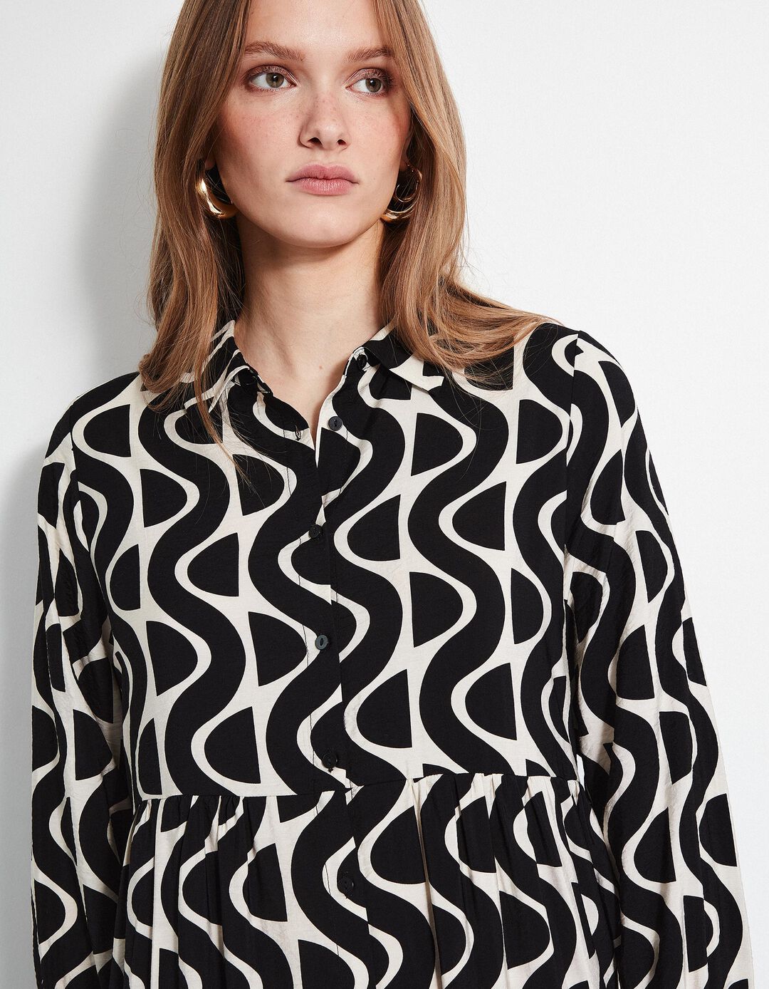 Vestido Comprido Estampado, Mulher, Multicor