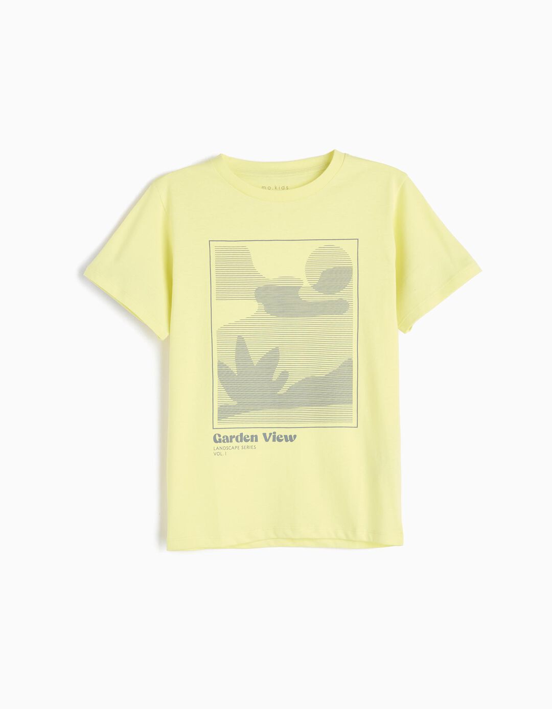 T-shirt Estampado, Menino, Amarelo Claro 