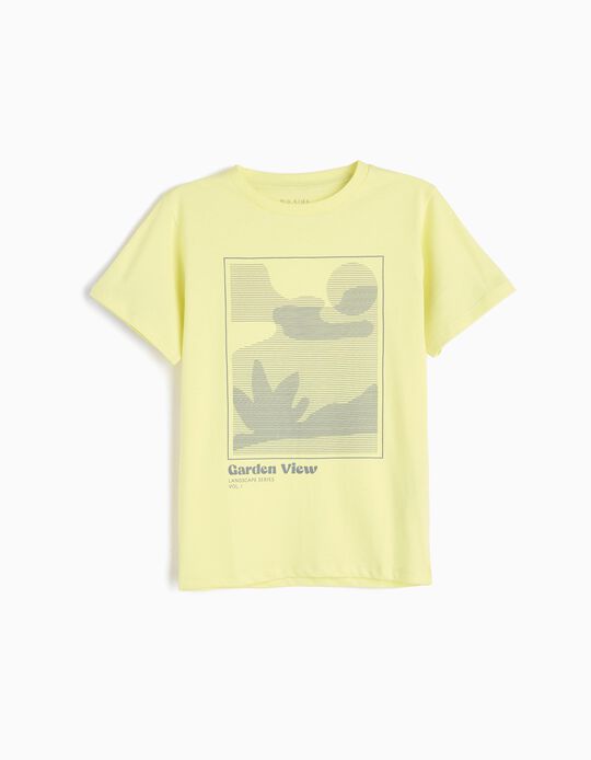 Comprar Online T-shirt Estampado, Menino, Amarelo Claro 