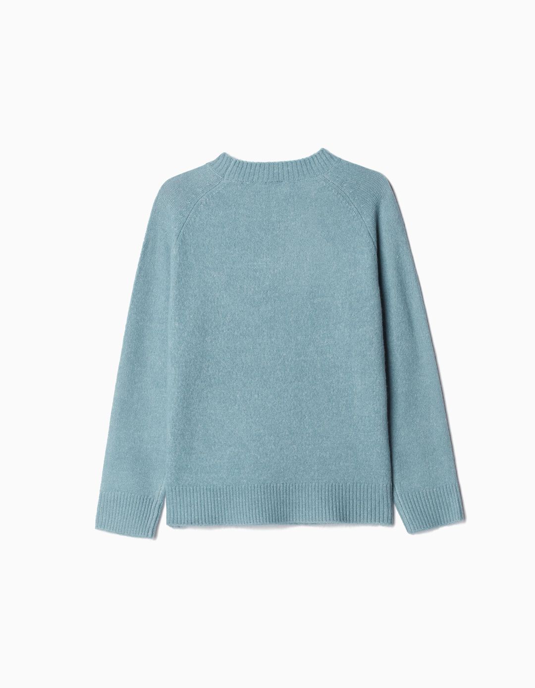 Camisola de Malha, Menina, Azul Claro