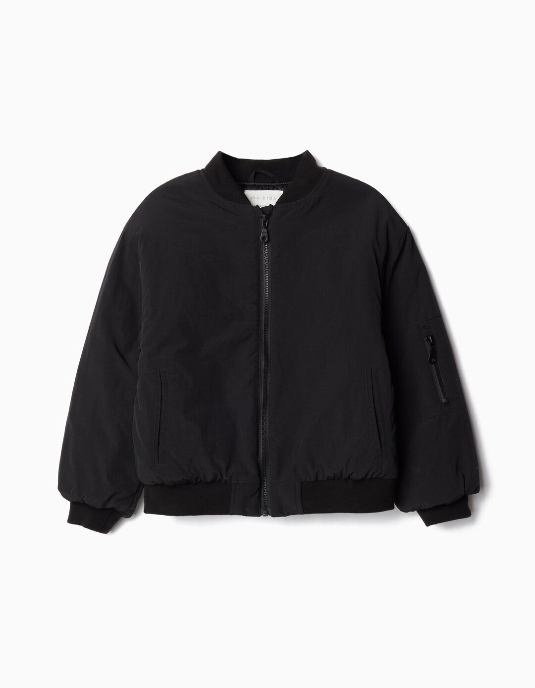 Casaco Bomber, Menina, Preto