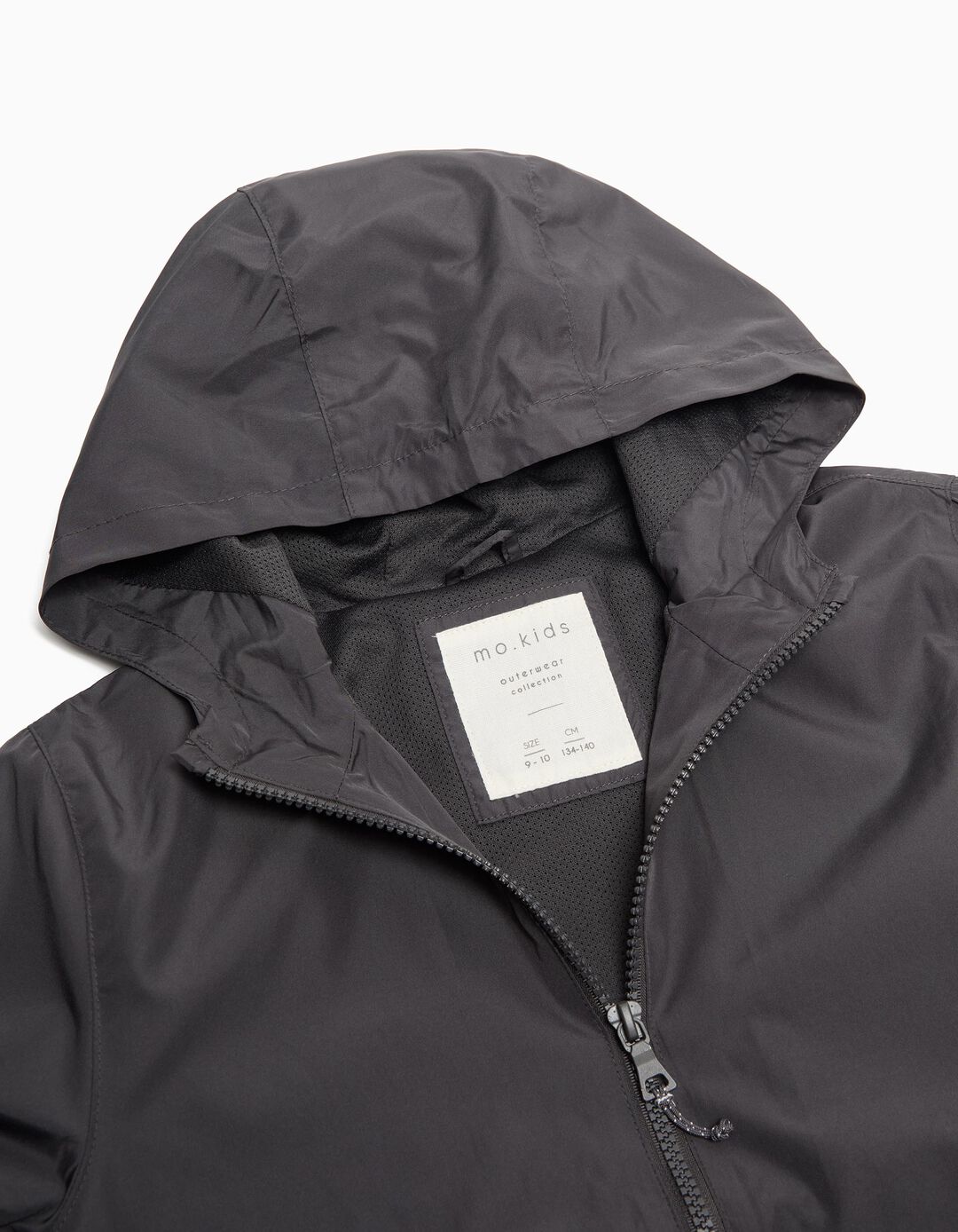 Parka com Capuz, Menino, Cinzento Escuro